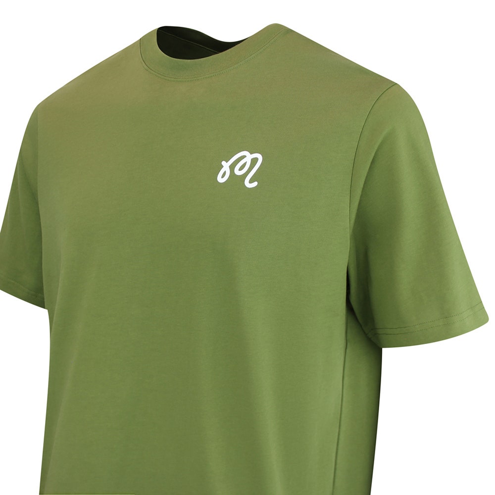 Malbon Golf T-Shirt - Bermuda Tee - Military Green FA26