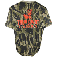 Malbon Golf T-Shirt - Bermuda Tee Tour Divot Camo - Bark Camo SS26