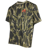 Malbon Golf T-Shirt - Bermuda Tee Tour Divot Camo - Bark Camo SS26