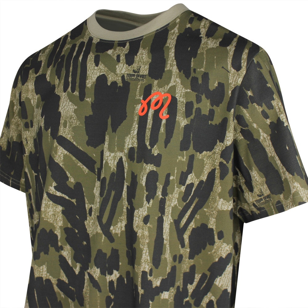 Malbon Golf T-Shirt - Bermuda Tee Tour Divot Camo - Bark Camo SS26