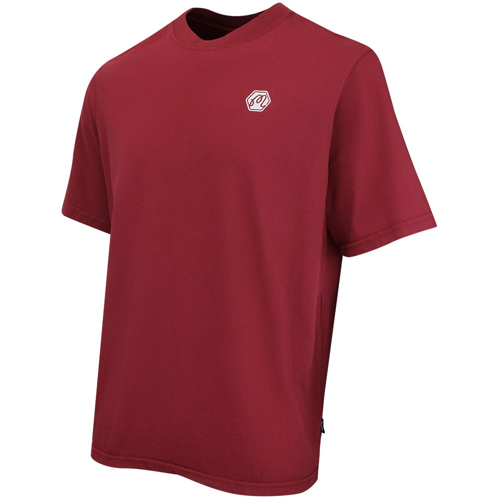 Malbon Golf T-Shirt - Bettinardi Gangster Bermuda Tee - Cabernet SU26