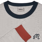Malbon Golf T-Shirt - Gorse Heritage Tee - Heather Oatmeal FA26