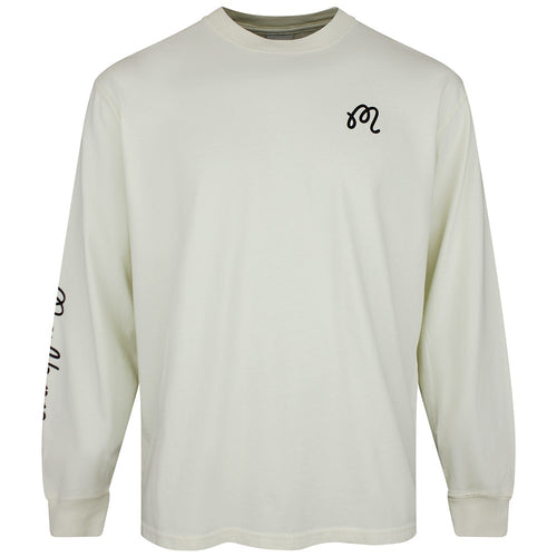 Malbon Golf T-Shirt - Gorse Tee - Cream SS26