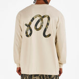 Malbon Golf T-Shirt - Gorse Tour Divot Camo Tee - Clay SS26