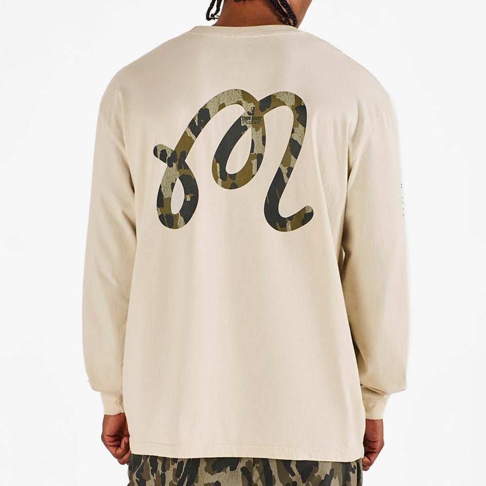 Malbon Golf T-Shirt - Gorse Tour Divot Camo Tee - Clay SS26