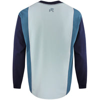 Malbon Golf T-Shirt - Gridline Tee - Light Blue FA26