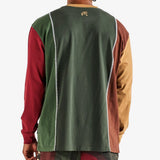 Malbon Golf T-Shirt - Gridline Tee - Olive FA26