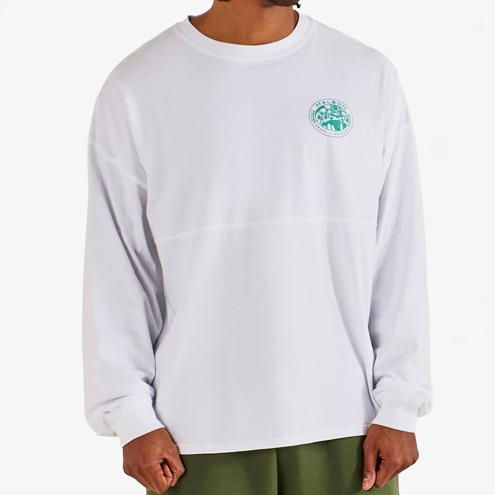 Malbon Golf T-Shirt - Horizon Tee - White SS26