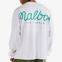 Malbon Golf T-Shirt - Horizon Tee - White SS26