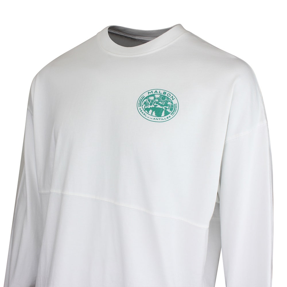 Malbon Golf T-Shirt - Horizon Tee - White SS26
