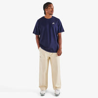 Malbon Golf T-Shirt - Oakwood Tee - Navy FA25