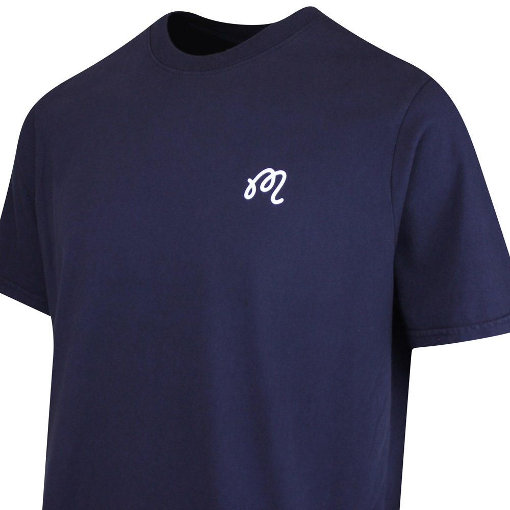 Malbon Golf T-Shirt - Oakwood Tee - Navy FA25
