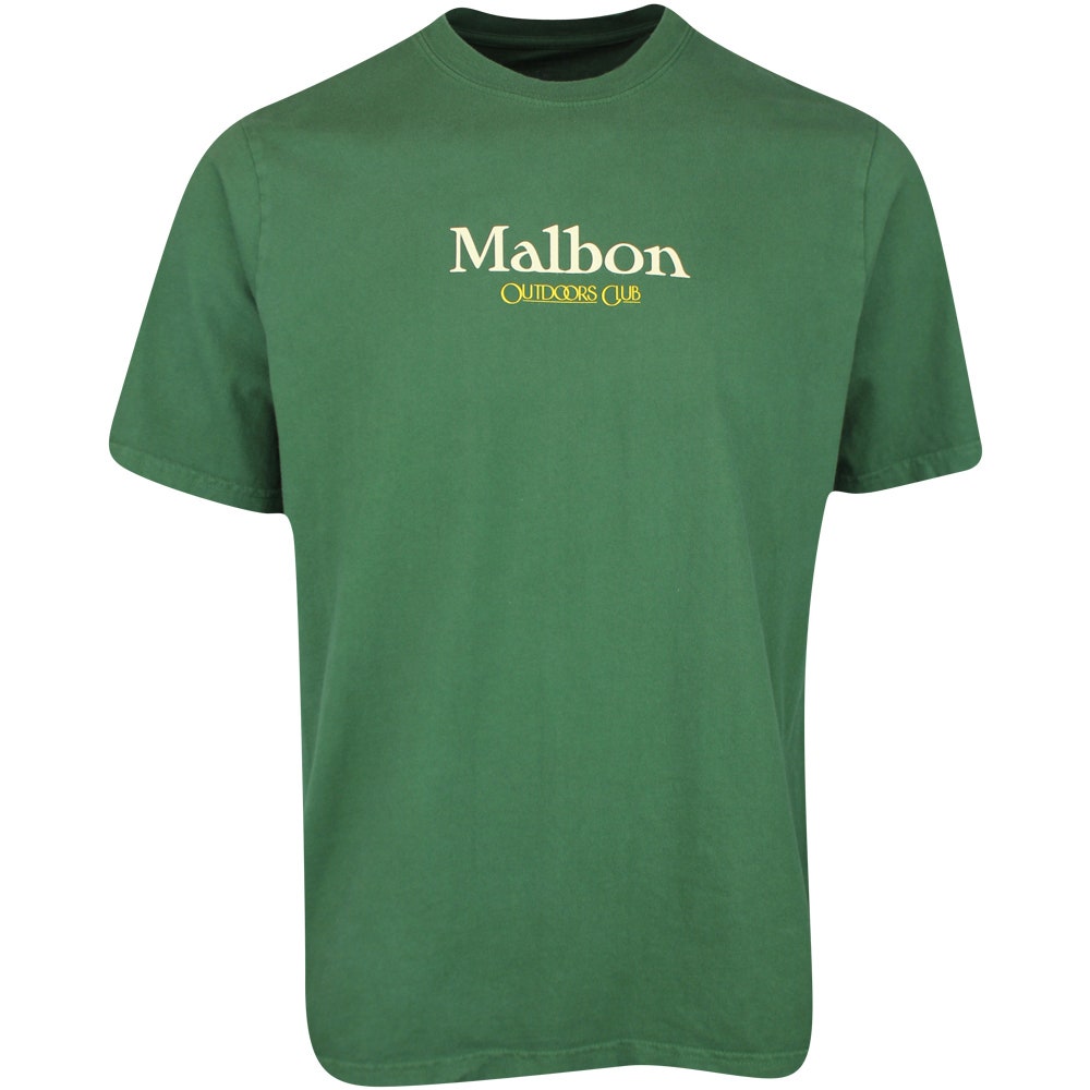 Malbon Golf T-Shirt - Sinker Tee - Forest AW24