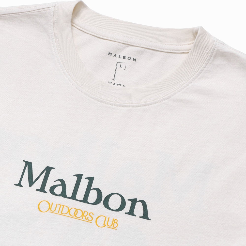 Malbon Golf T-Shirt - Sinker Tee - Ivory AW24