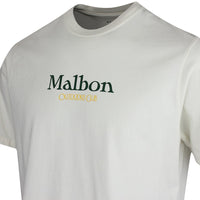 Malbon Golf T-Shirt - Sinker Tee - Ivory AW24