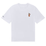 Malbon Golf T-Shirt - Tiger Buckets Bermuda Tee - White SS26