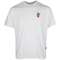Malbon Golf T-Shirt - Tiger Buckets Bermuda Tee - White SS26