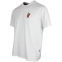Malbon Golf T-Shirt - Tiger Buckets Bermuda Tee - White SS26