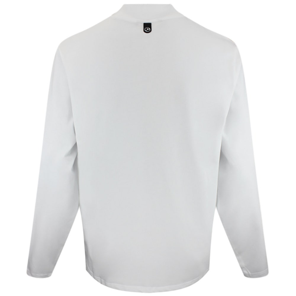 Malbon Golf T-Shirt - Upland Mockneck Tee - White FA26