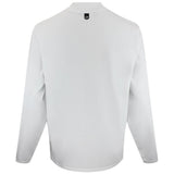 Malbon Golf T-Shirt - Upland Mockneck Tee - White FA26