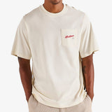 Malbon Golf T-Shirt - Vista Demand Tee - Ivory FA26
