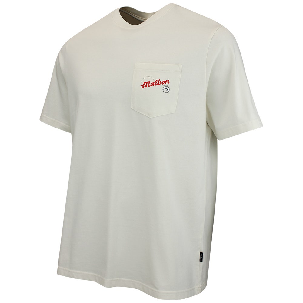 Malbon Golf T-Shirt - Vista Demand Tee - Ivory FA26