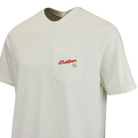 Malbon Golf T-Shirt - Vista Demand Tee - Ivory FA26