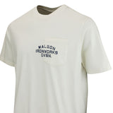 Malbon Golf T-Shirt - Vista Ironworks Tee - Ivory FA26
