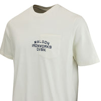 Malbon Golf T-Shirt - Vista Ironworks Tee - Ivory FA26