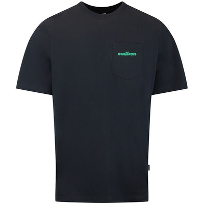 Malbon Golf T-Shirt - Vista Repair Tee - Black FA26