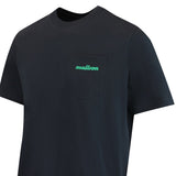 Malbon Golf T-Shirt - Vista Repair Tee - Black FA26