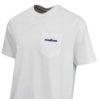 Malbon Golf T-Shirt - Vista Repair Tee - White FA26