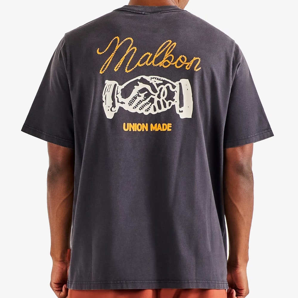 Malbon Golf T-Shirt - Vista Union Made Tee - Black FA26