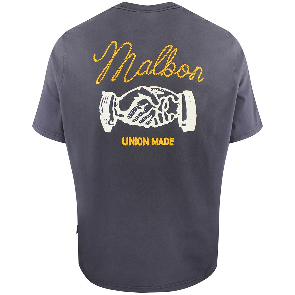 Malbon Golf T-Shirt - Vista Union Made Tee - Black FA26