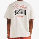 Malbon Golf T-Shirt - Vista Union Made Tee - Ivory FA26