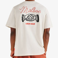 Malbon Golf T-Shirt - Vista Union Made Tee - Ivory FA26