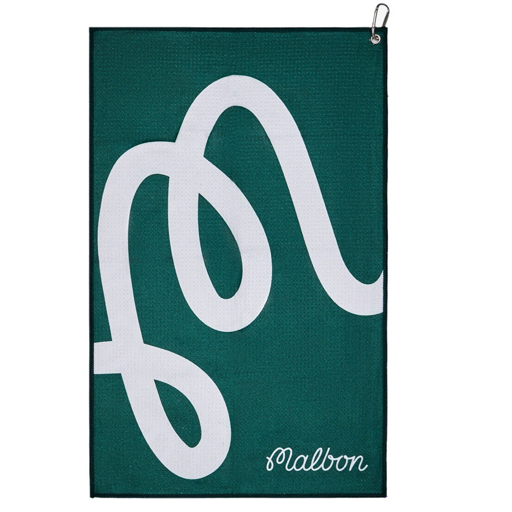 Malbon Golf Towel - Icons Microfibre - Forest SS26