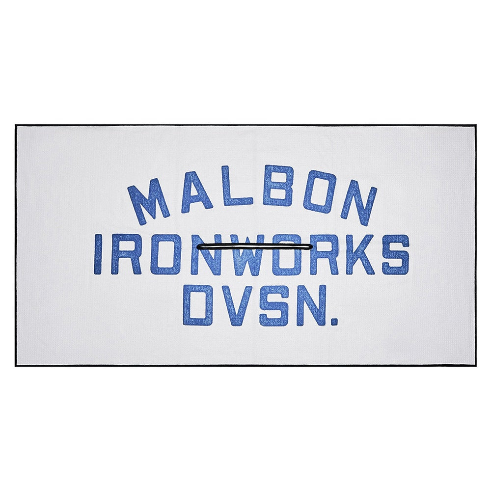 Malbon Golf Towel - Ironworks Caddy - Ivory FA26
