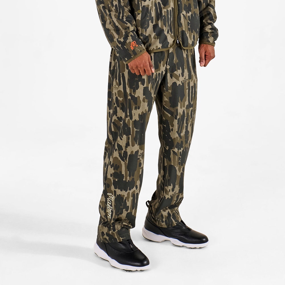 Malbon Golf Trousers - Condor Tour Divot Camo Pant - Bark Camo SS26