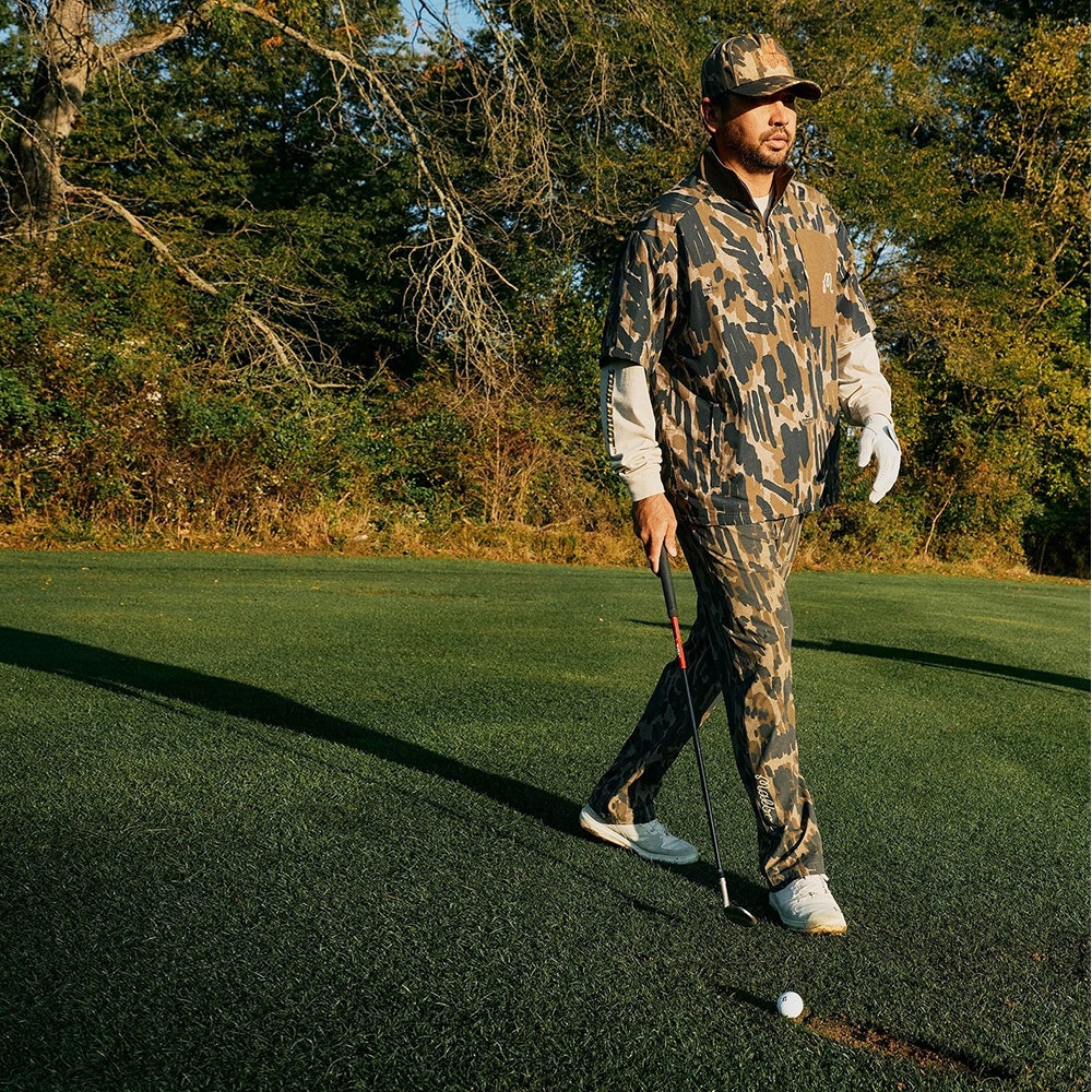 Malbon Golf Trousers - Condor Tour Divot Camo Pant - Bark Camo SS26