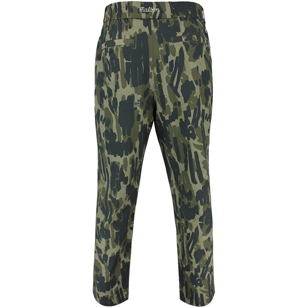 Malbon Golf Trousers - Condor Tour Divot Camo Pant - Bark Camo SS26