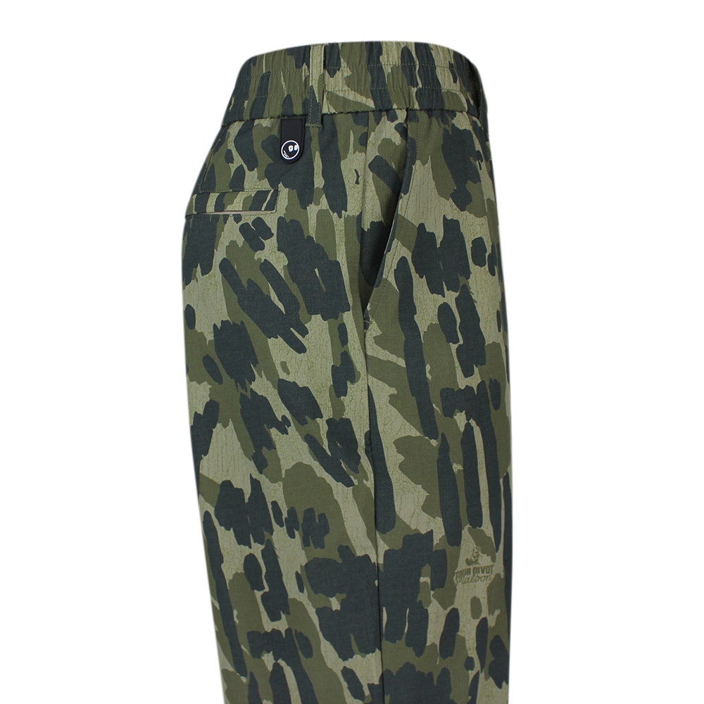 Malbon Golf Trousers - Condor Tour Divot Camo Pant - Bark Camo SS26