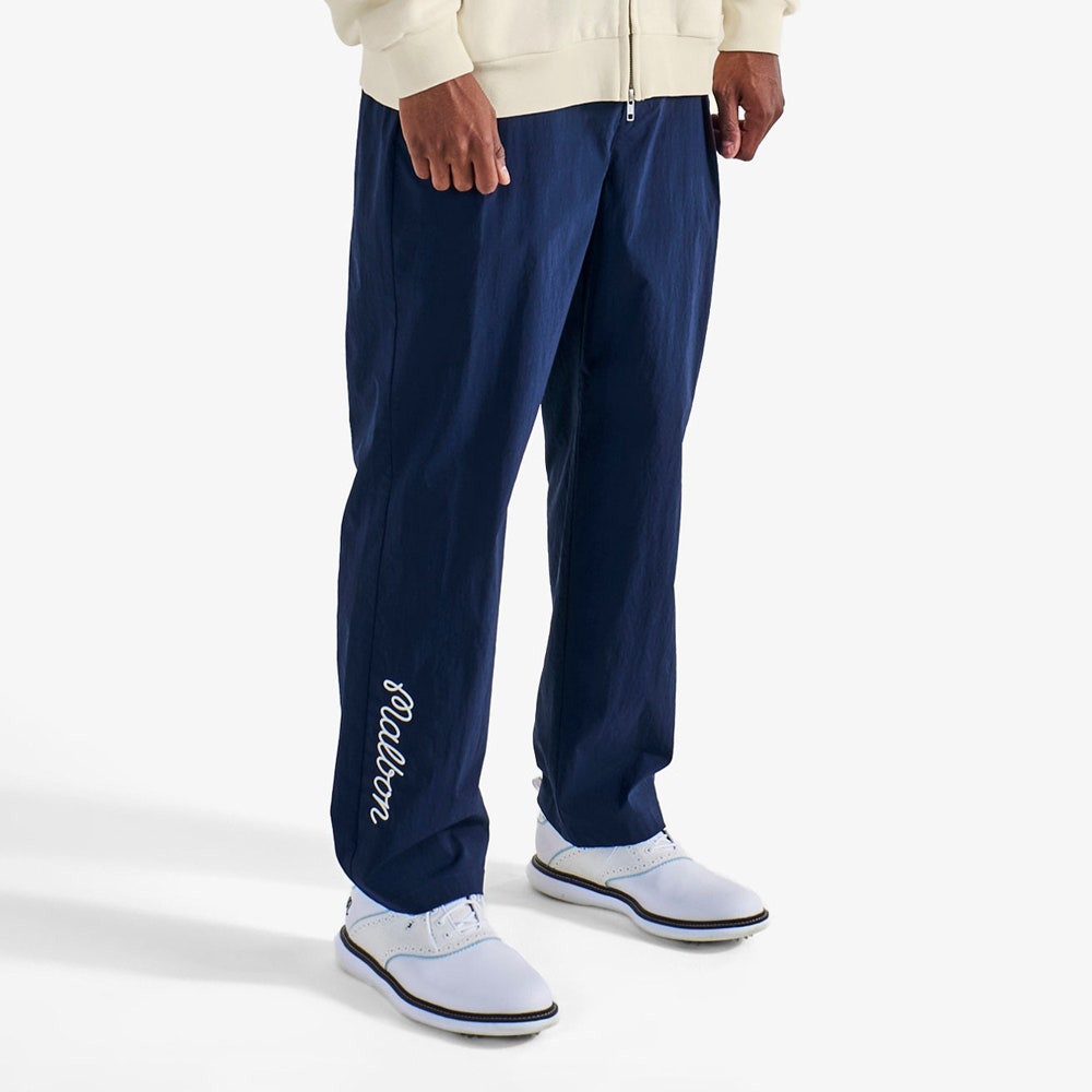 Malbon Golf Trousers - Magnolia Pleated Pant - Navy SS25