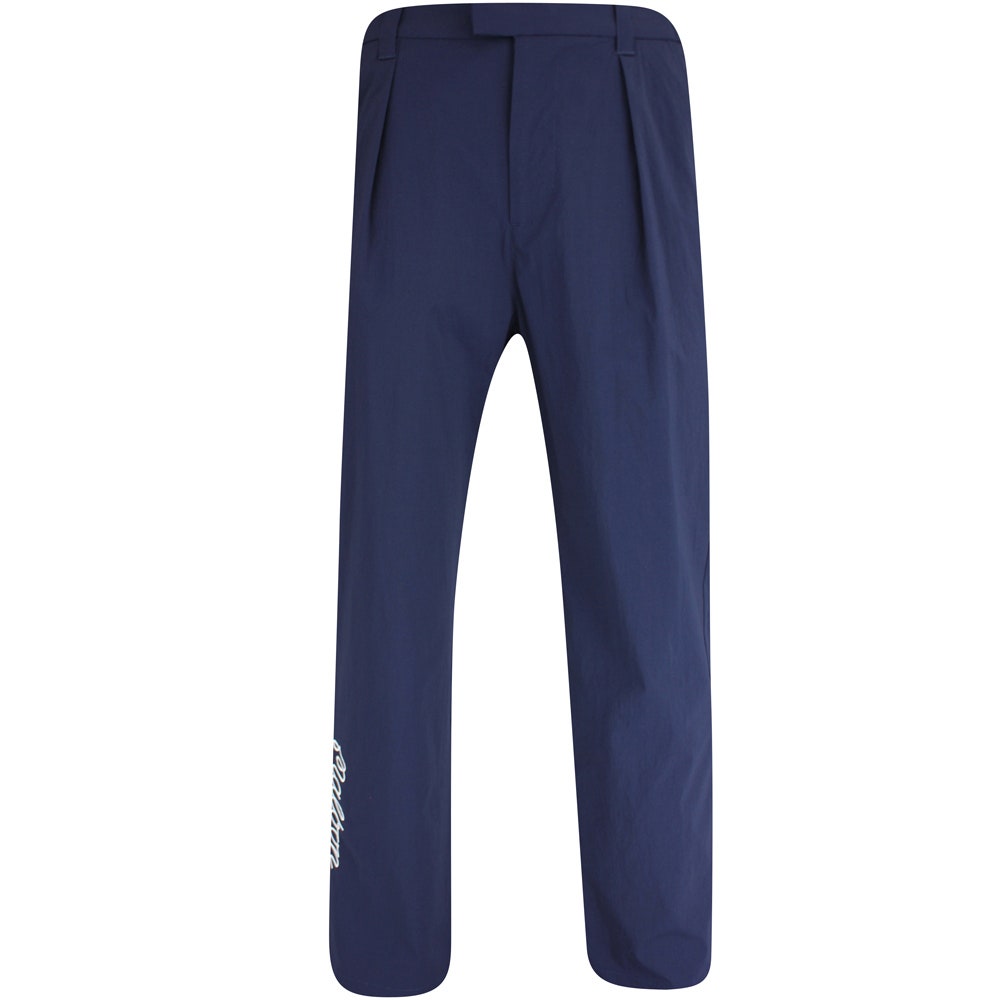 Malbon Golf Trousers - Magnolia Pleated Pant - Navy SS25
