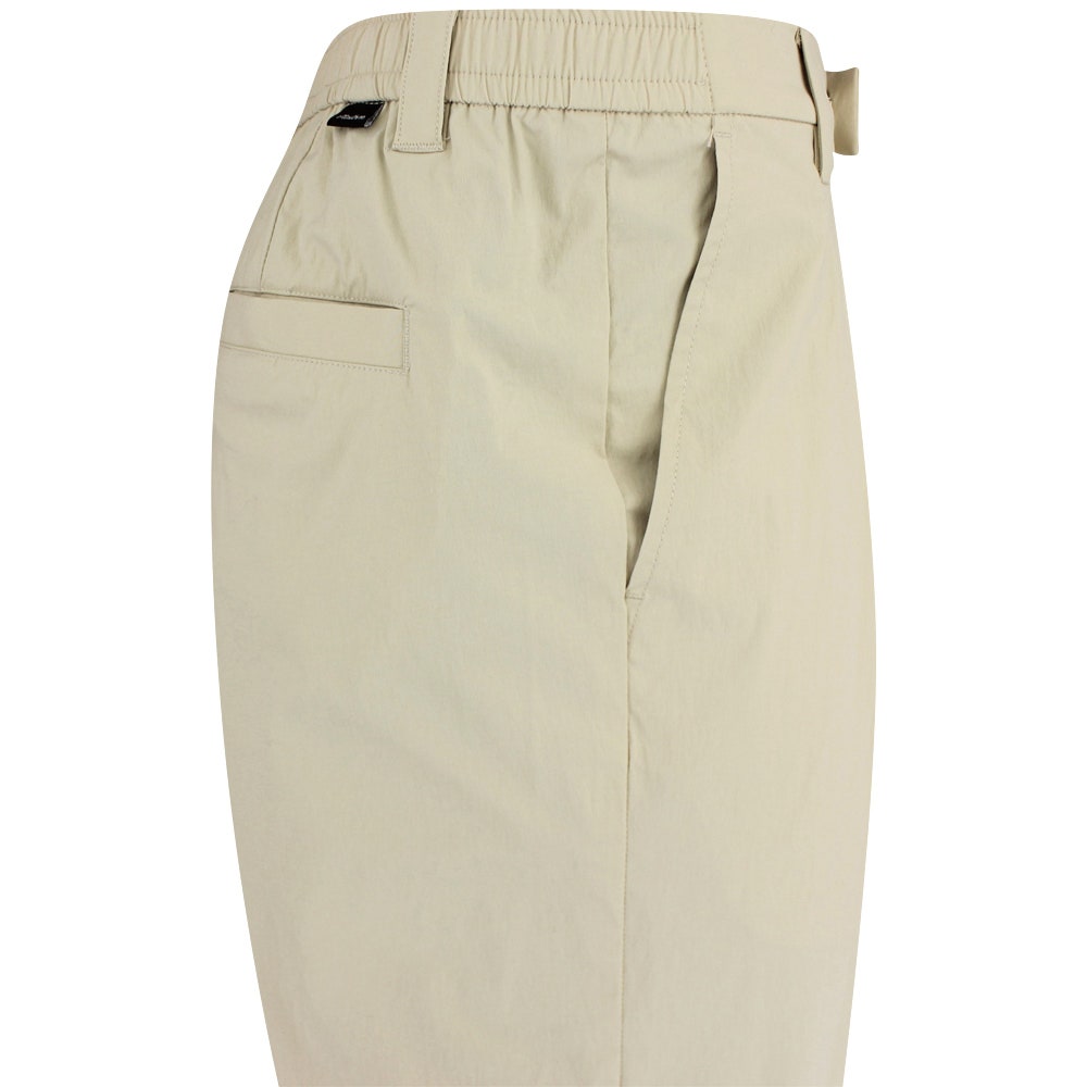 Malbon Golf Trousers - Magnolia Pleated Pant - Pale Khaki SS25