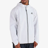 Malbon Waterproof Golf Jacket - Cloud Burst Rain Jkt - White FA25