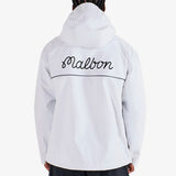 Malbon Waterproof Golf Jacket - Cloud Burst Rain Jkt - White FA25