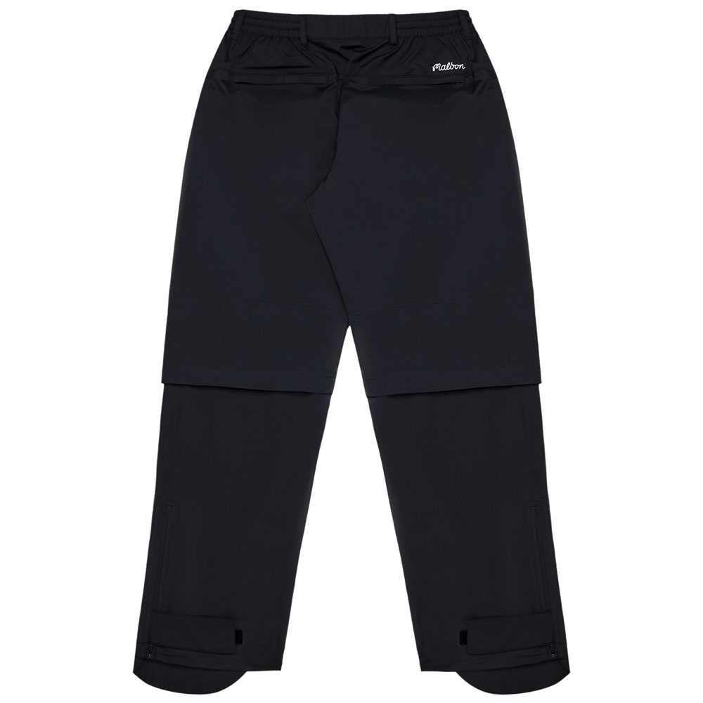 Malbon Waterproof Golf Trousers - Flint Rain Pant - Black FA25