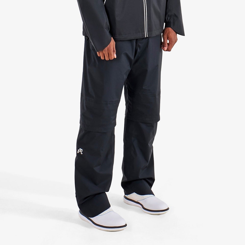 Malbon Waterproof Golf Trousers - Flint Rain Pant - Black FA25