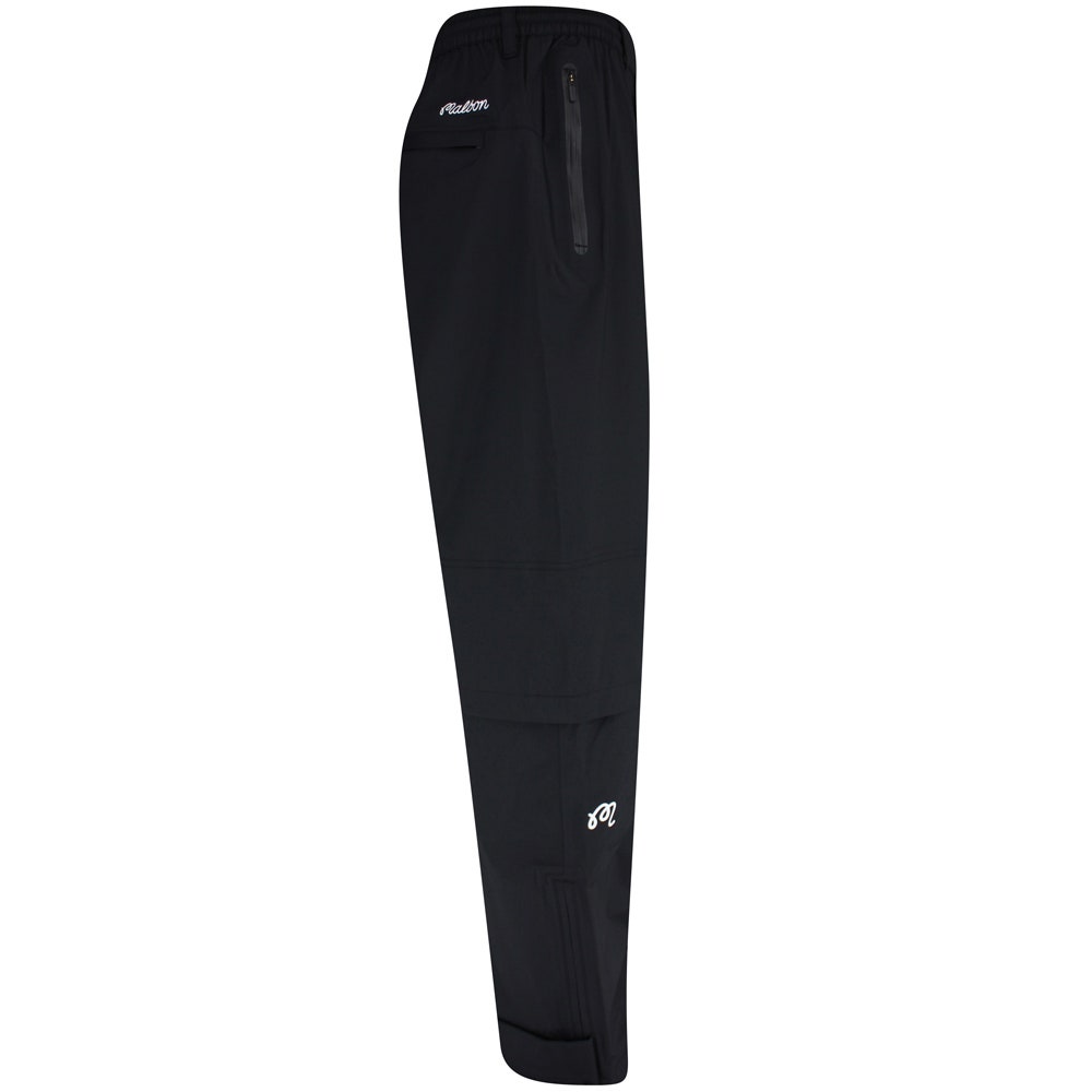 Malbon Waterproof Golf Trousers - Flint Rain Pant - Black FA25
